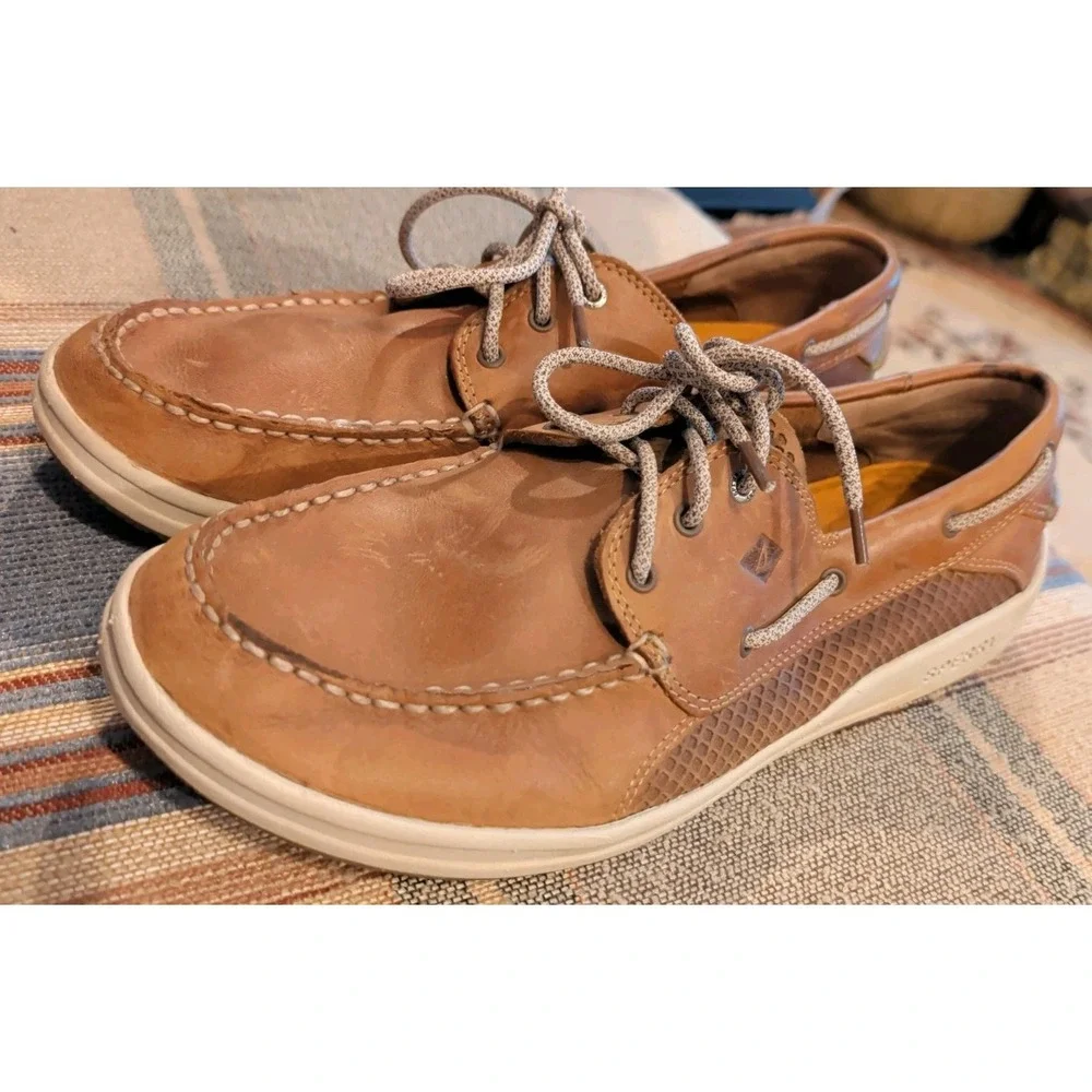 Men's Sperry Boat Shoes Tan / Brown Size 13 M Pre-Owned Good Condition!